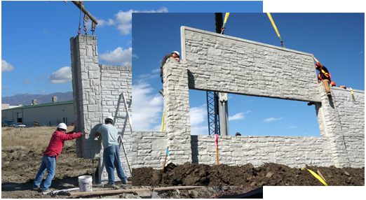 Verti-Crete Ireland have designed a stylish yet robust, hard wearing precast walling system with the look and texture of natural stone
